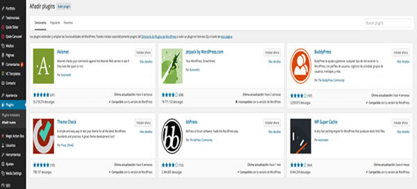 Cómo instalar plugins en WordPress