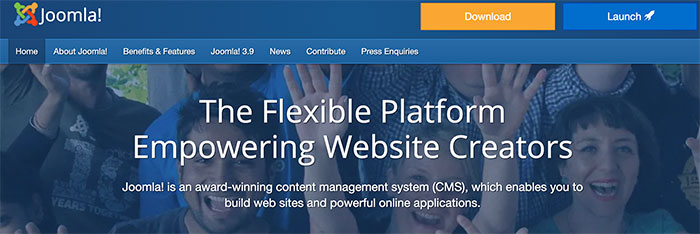 Historia de Joomla
