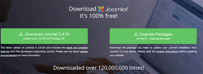 Historia de joomla