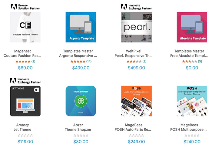 Plantillas Magento