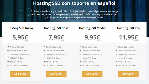 Precios raiola networks