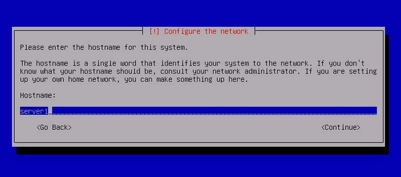 Instalación de Debian Server