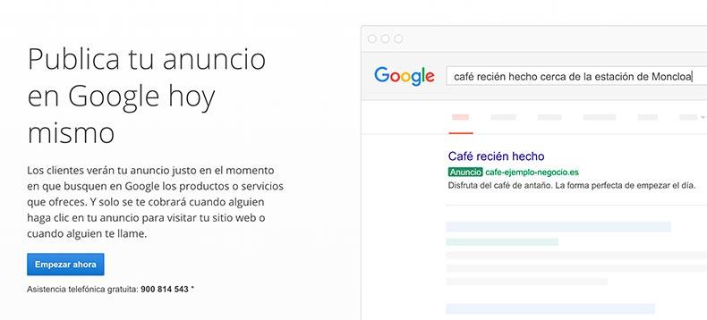 Crear cuenta de Google AdWords