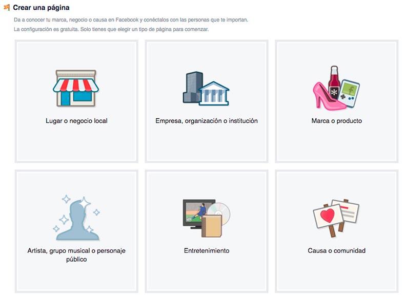 Cómo crear una fanpage de Facebook