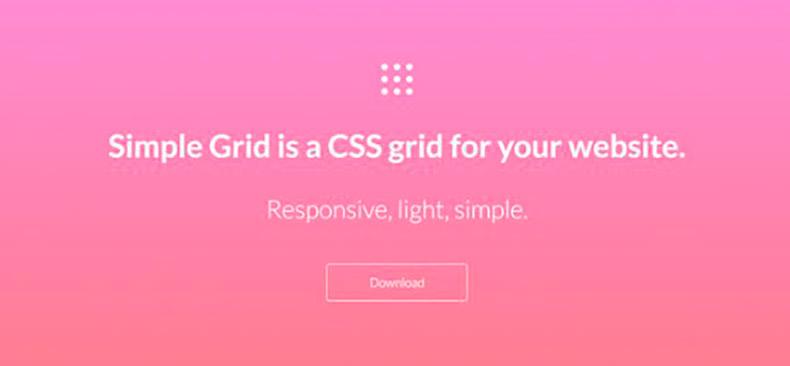 Simple Grid Responsive Framework