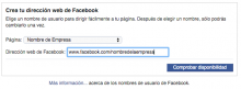 Nombre de tu página de facebook