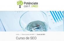Curso de posicionamiento en buscadores UNED
